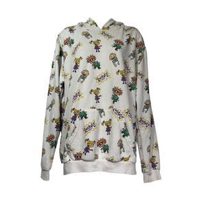 Nickelodeon Rugrats All Over Print Hoodie Sweatshirt Size M
